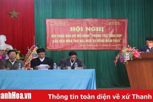 Đánh giá hiệu quả về phòng trừ tổng hợp sâu keo mùa thu hại cây ngô vụ đông năm 2019