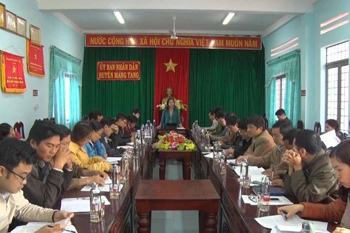 Mang Yang: Hội nghị tổng kết chương trình giảm nghèo năm 2019