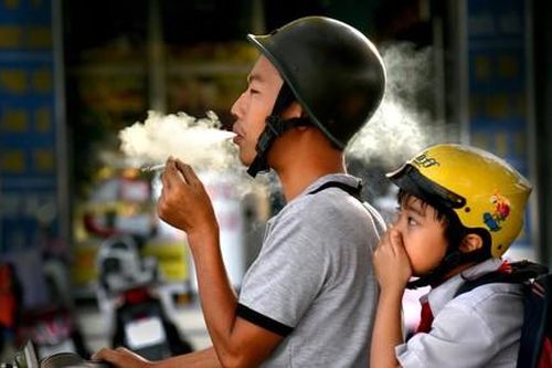 Những bức ảnh phản ánh ô nhiễm không khí