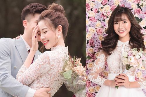 Vợ tương lai của Phan Văn Đức khoe nhan sắc xinh đẹp, ngọt ngào trong ảnh cưới song vẫn nhất quyết giấu mặt chú rể