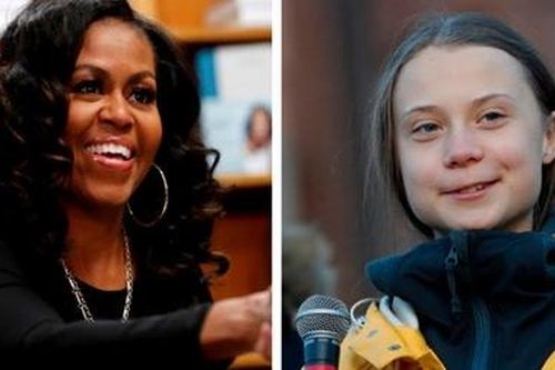Michelle Obama nhắn nhủ Greta Thunberg :'Đừng để ai làm lu mờ ánh sáng của cháu'