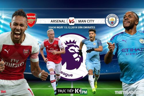 Kèo Arsenal vs Man City. Soi kèo Ngoại hạng Anh. Trực tiếp K+, K+PM