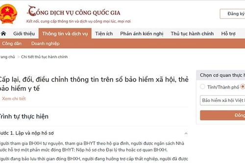 Khoảng 2,6 triệu hồ sơ cấp lại thẻ bảo hiểm y tế hằng năm