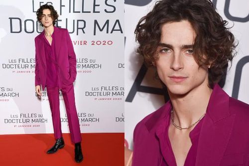 Timotheé Chalamet hồng 'nhức mắt' trong ngày ra mắt phim Little Women