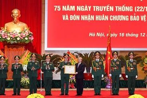 Tổng cục Chính trị kỷ niệm 75 năm Ngày truyền thống và đón nhận Huân chương Bảo vệ Tổ quốc hạng Nhất