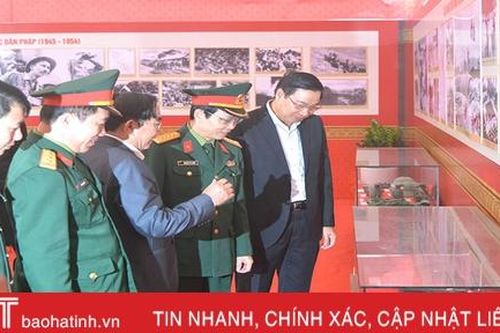 Hà Tĩnh tổ chức trưng bày chuyên đề 'Ký ức lịch sử' nhân kỷ niệm 75 năm ngày thành lập QĐND Việt Nam