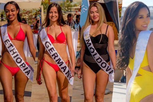 Fan ngán ngẩm vì body 'thừa cân' của dàn thí sinh Hoa hậu Liên lục địa: Thúy An ghi điểm với hình thể mảnh mai