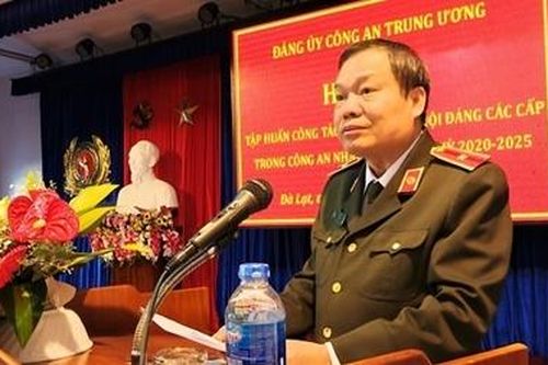 Tập huấn công tác tổ chức đại hội Đảng các cấp trong CAND