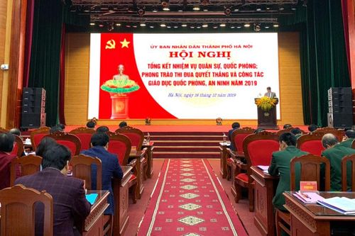Hà Nội tổng kết nhiệm vụ quân sự, quốc phòng năm 2019