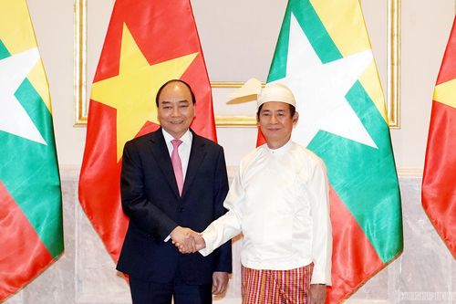 Chùm ảnh: Thủ tướng Nguyễn Xuân Phúc bắt đầu thăm chính thức Myanmar