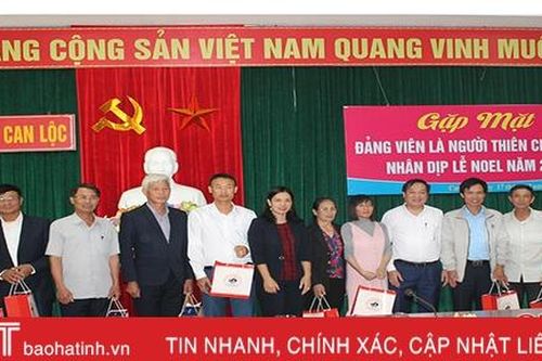 Huyện Can Lộc gặp mặt đảng viên Công giáo nhân Lễ Noel