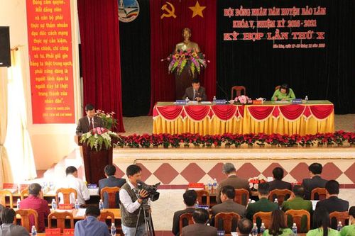 HĐND huyện Bảo Lâm họp kỳ cuối năm