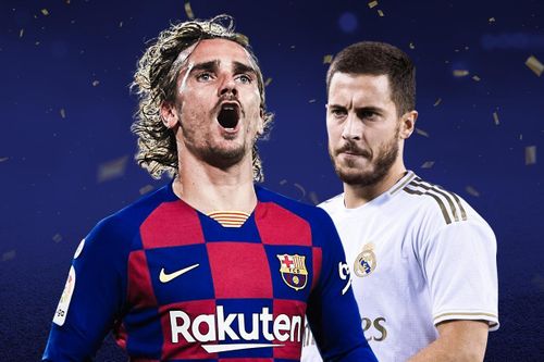 Hazard bị loại khỏi đội hình kết hợp Barca - Real