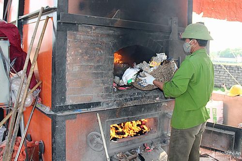Hiệu quả từ các lò đốt rác thải ở Yên Thành (Nghệ An)