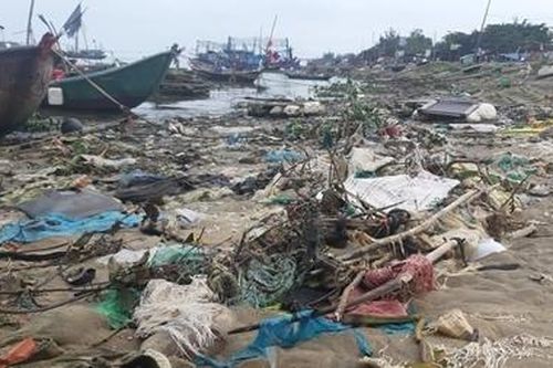 Ngao ngán vì ô nhiễm môi trường bến cá An Lương, Quảng Nam