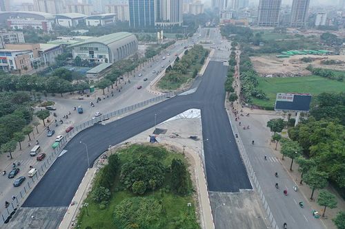 Đường đua F1 Hà Nội bắt đầu trải thảm sau 8 tháng thi công