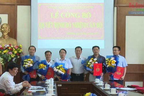 Đắk Nông, Cần Thơ điều động, bổ nhiệm nhiều nhân sự cấp Sở