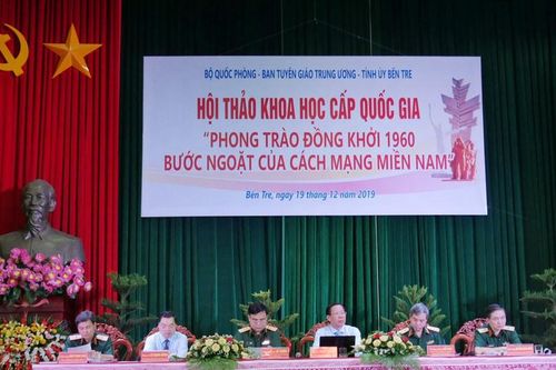 Hội thảo khoa học cấp quốc gia 'Phong trào Đồng khởi 1960 - Bước ngoặt của cách mạng miền Nam'