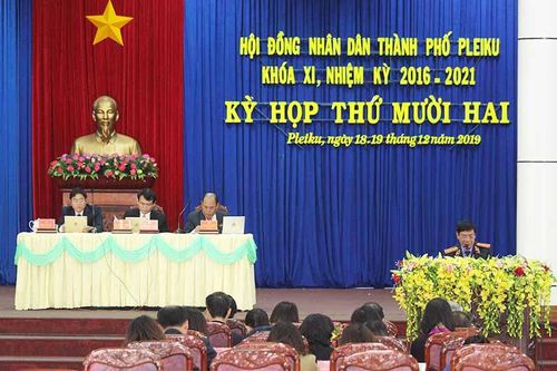 Kỳ họp thứ 12 HĐND TP. Pleiku: Bàn nhiều nội dung quan trọng