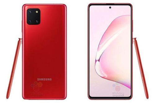 Lộ ảnh chính thức Galaxy Note10 Lite với cụm camera vuông nổi bật