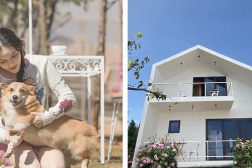 Lý Nhã Kỳ 'xì-tin' bên resort phong cách châu Âu ở Đà Lạt
