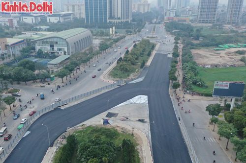 Tăng thêm một góc cua, đường đua F1 Hà Nội bắt đầu trải thảm sau 8 tháng thi công