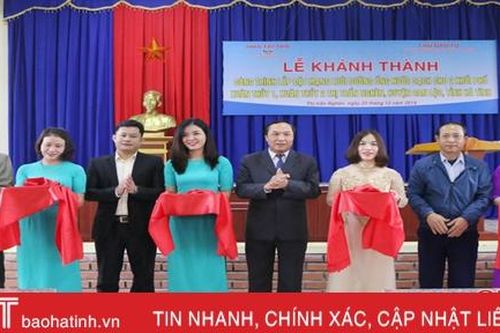 Khánh thành công trình mạng lưới đường ống nước sạch ở thị trấn Nghèn