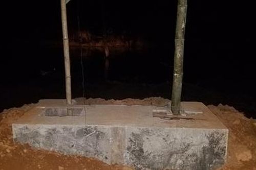 Sập hố móng cầu dân sinh, 3 người thương vong