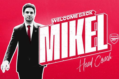 Arsenal bổ nhiệm HLV trưởng Mikel Arteta