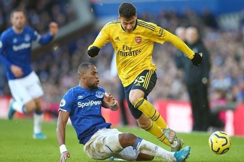 Everton chia điểm với Arsenal trong trận cầu không bàn thắng