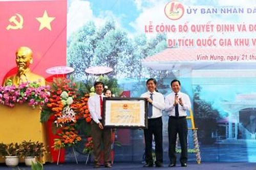 Công bố quyết định xếp hạng Di tích Quốc gia khu vực Đồn Long Khốt