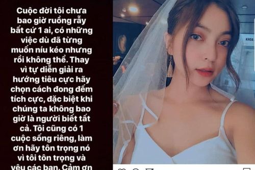 Giữa ồn ào tình cảm, Quang Hải đăng trạng thái buồn, Nhật Lê mặc áo cưới