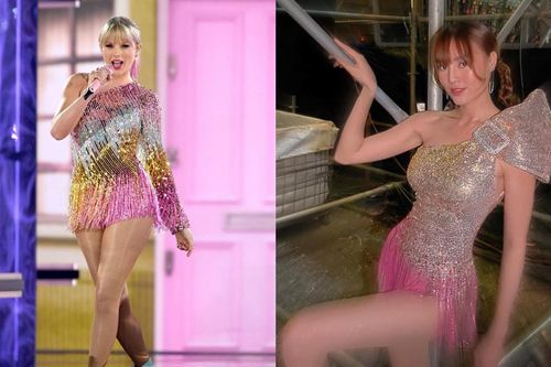 Taylor Swift và Ninh Dương Lan Ngọc diện bodysuit khoe trọn thân hình nóng bỏng