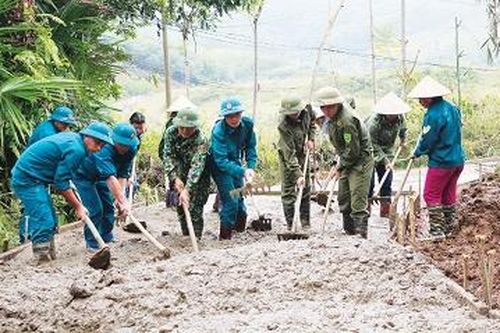 Khi 'Quân đội chung sức xây dựng nông thôn mới'