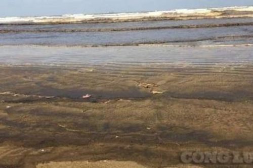 Quảng Ngãi: Nguyên nhân khiến nước biển ở Bình Sơn chuyển màu đen
