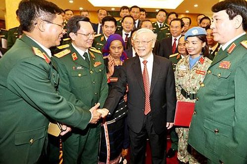 Thông điệp của lãnh đạo Đảng, Nhà nước và Chính phủ đối với lực lượng QĐND Việt Nam