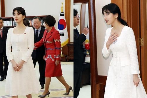Suzy xinh đẹp bên vợ chồng Tổng thống Hàn Quốc