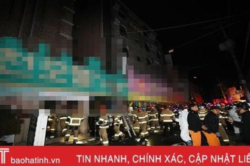 Phóng hỏa đốt nhà nghỉ khiến 33 người thương vong ở Hàn Quốc