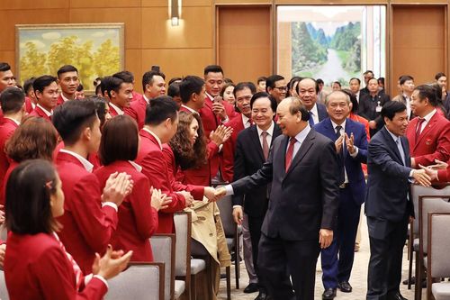 Thủ tướng gặp mặt đoàn thể thao Việt Nam dự SEA Games 30
