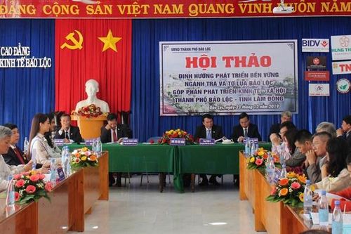 Tìm giải pháp phát triển bền vững ngành trà B'Lao và Tơ Lụa Bảo Lộc