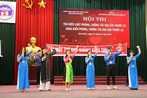 Dấu ấn Hội thi tìm hiểu Luật phòng, chống tác hại của thuốc lá trong sinh viên