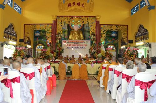 Lễ bổ nhiệm trụ trì chùa Pháp Hiệp (H.Củ Chi)