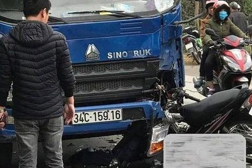 Va chạm với xe tải ngược chiều, nam thanh niên quê Hải Dương tử vong