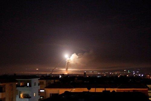 Phòng không Syria chặn đứng nhiều tên lửa từ Israel
