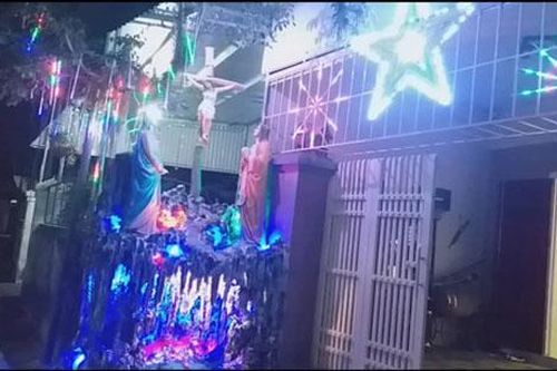 Rực rỡ sắc màu Giáng sinh ở giáo xứ Nghi Lộc