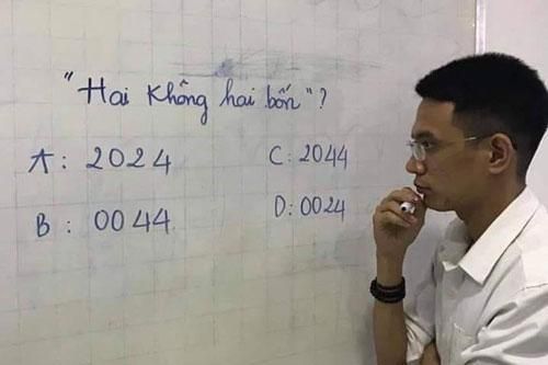 'Hai không hai bốn viết thế nào?' - câu đố đơn giản tưởng học sinh lớp 1 cũng làm được lại gây tranh cãi không ngừng