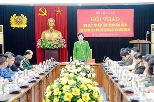 Nâng cao chất lượng, hiệu quả thực hiện tiêu chí an ninh, trật tự trong xây dựng nông thôn mới