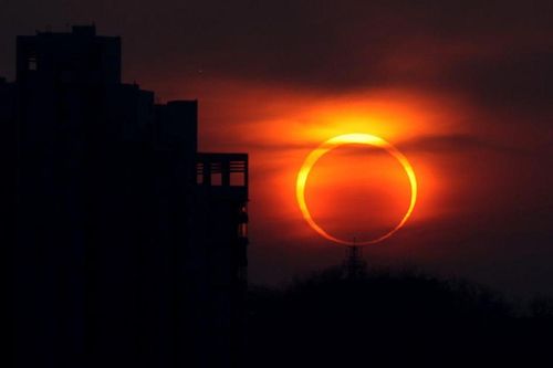 Nhật thực 'vòng tròn lửa' siêu hiếm xuất hiện ở lễ Giáng sinh