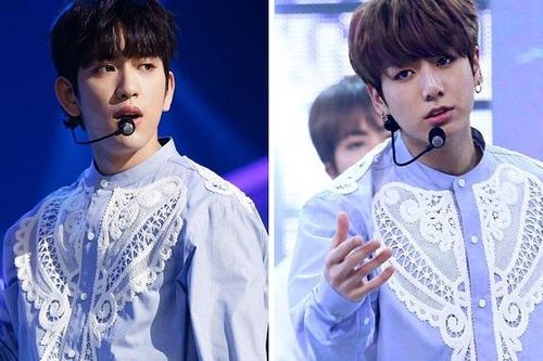 Những lần BTS và các sao Kpop diện 'đồ chung' mà fan không hề hay biết