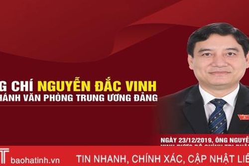 Chân dung Phó Chánh văn phòng Trung ương Đảng Nguyễn Đắc Vinh